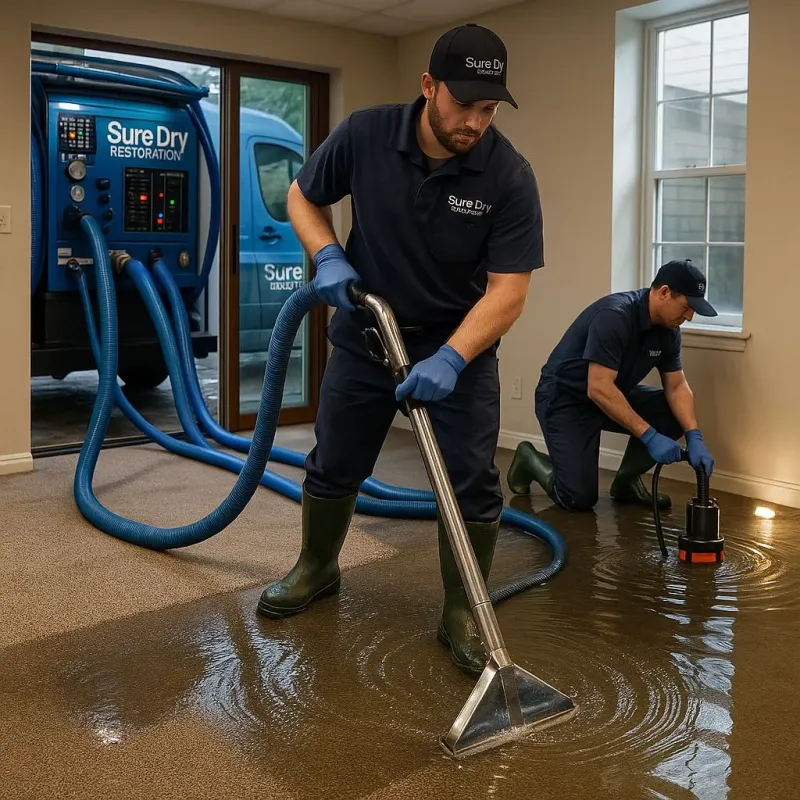 Water Extraction and Removal process in Martinsville, VA